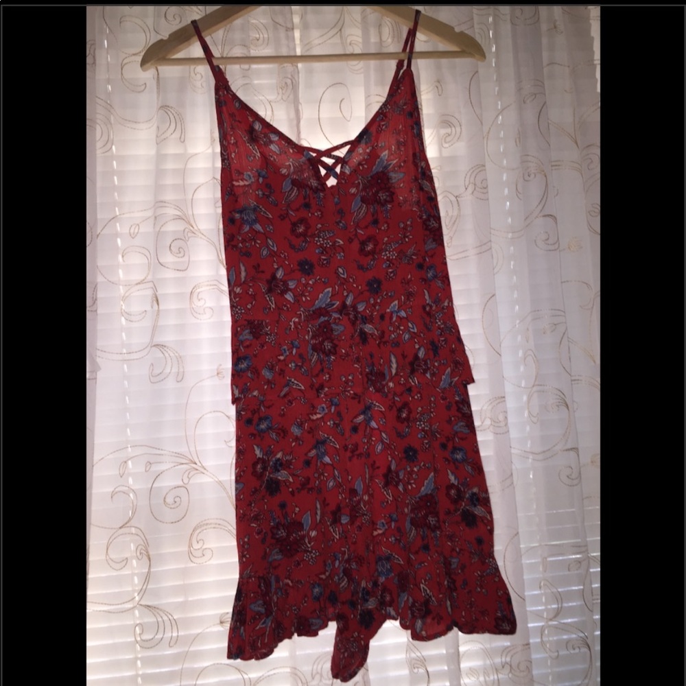 American Eagle Floral Romper